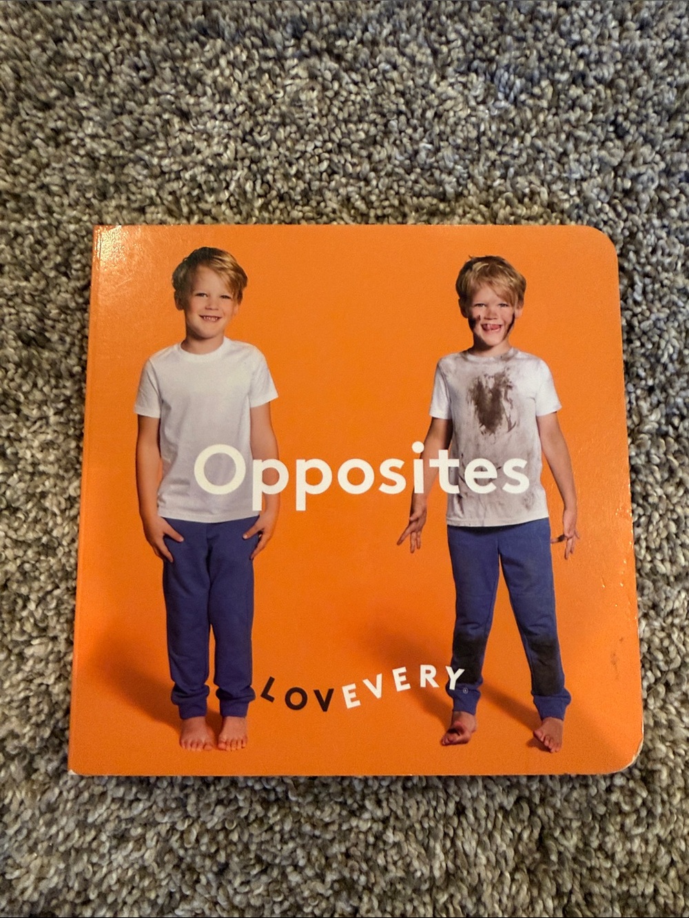 Lovevery Opposites Board Book for Age 16-18 months
